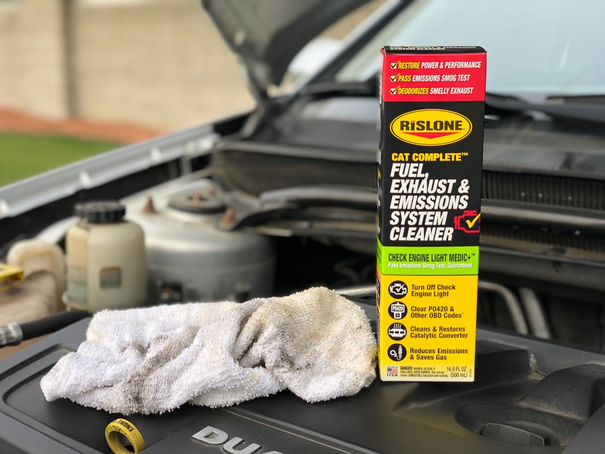 Rislone 4720 Cat Complete Fuel, Exhaust & Emissions System Cleaner, 16.9 oz