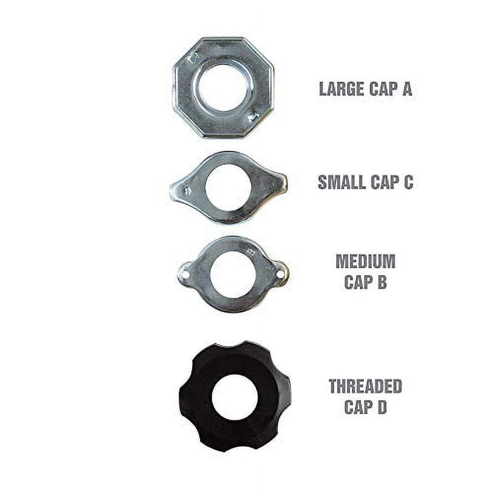 OEMTOOLS No-Spill Coolant Funnel Kit, Near Universal Fitment, 15 Piece Fluid and Oil Funnel Set, Radiator Flush Kit, Model 87009, Standard vehicle type, plastic material