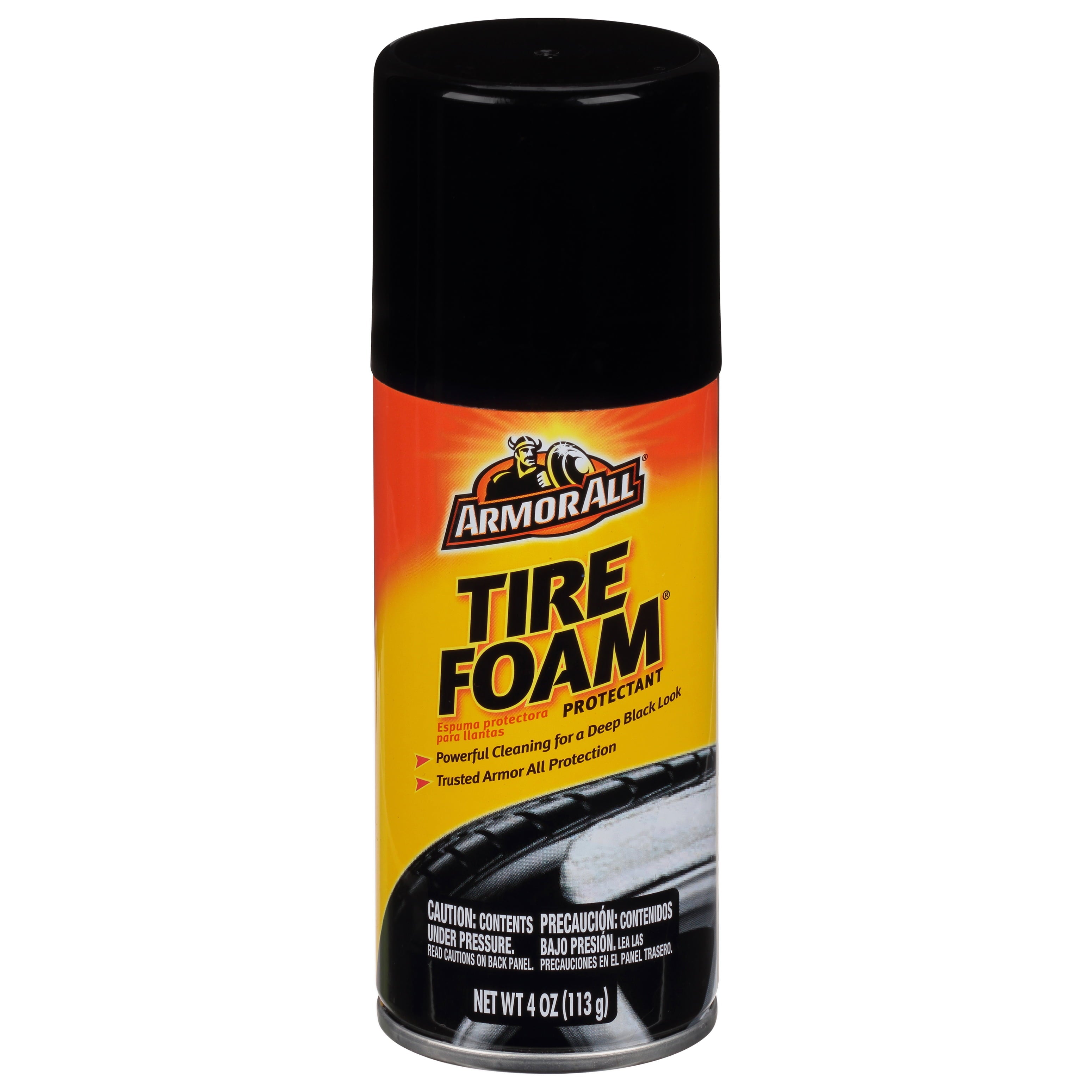 Armor All Tire Foam, Restores Deep-Black Look, 4 oz.