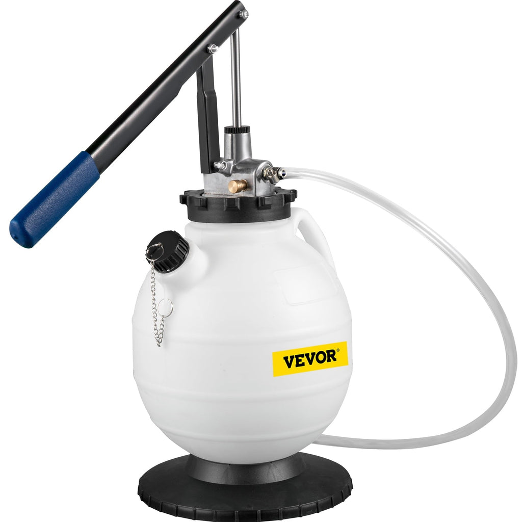 VEVOR Transmission Fluid Pump Manual ATF Refill System Dispenser, Oil and Liquid Extractors 7.5 Liter Large Capacity, Automatic Transmission Fluid Pump Tool Set with 8 Pieces ATF Filler Adapters