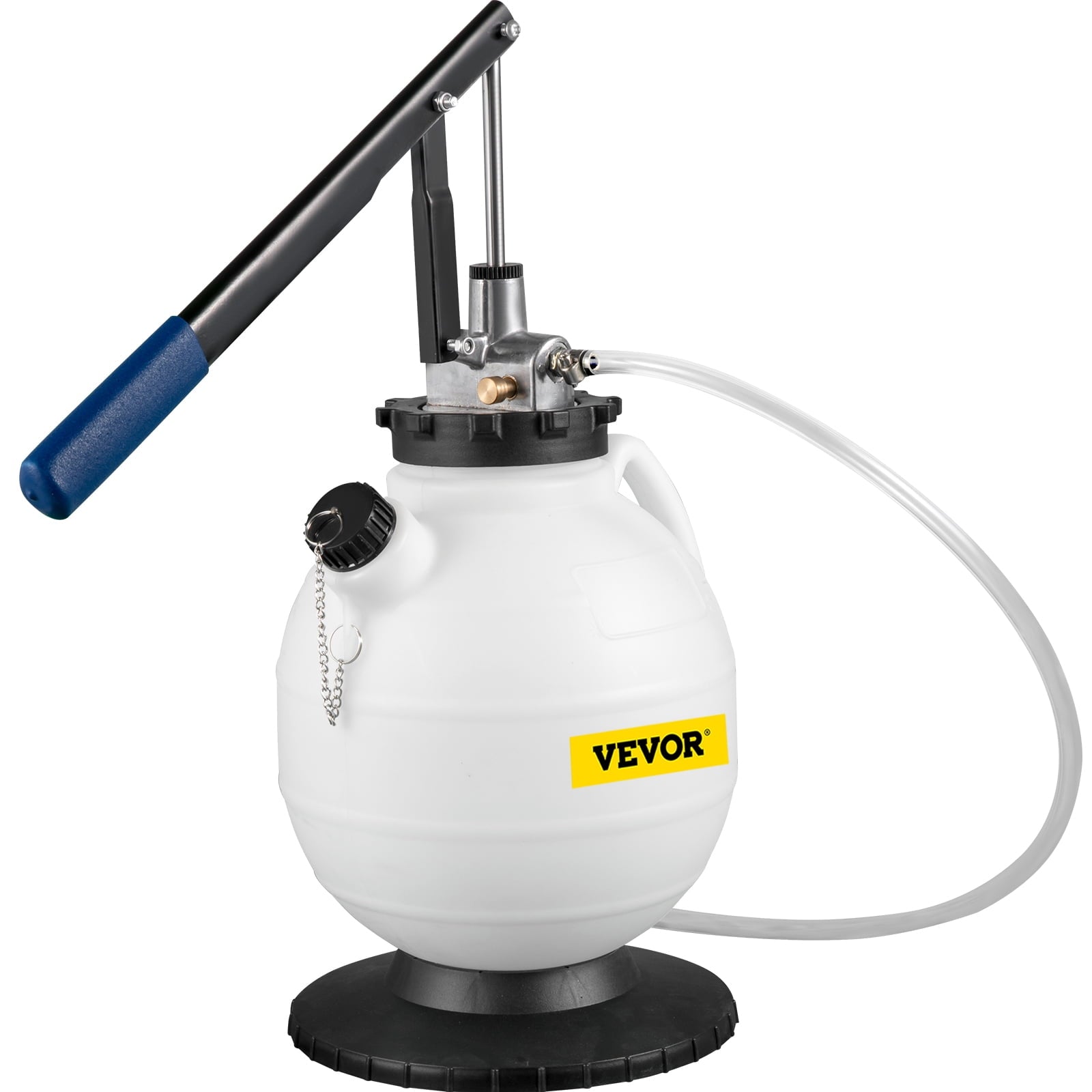 VEVOR Transmission Fluid Pump Manual ATF Refill System Dispenser, Oil and Liquid Extractors 7.5 Liter Large Capacity, Automatic Transmission Fluid Pump Tool Set with 8 Pieces ATF Filler Adapters