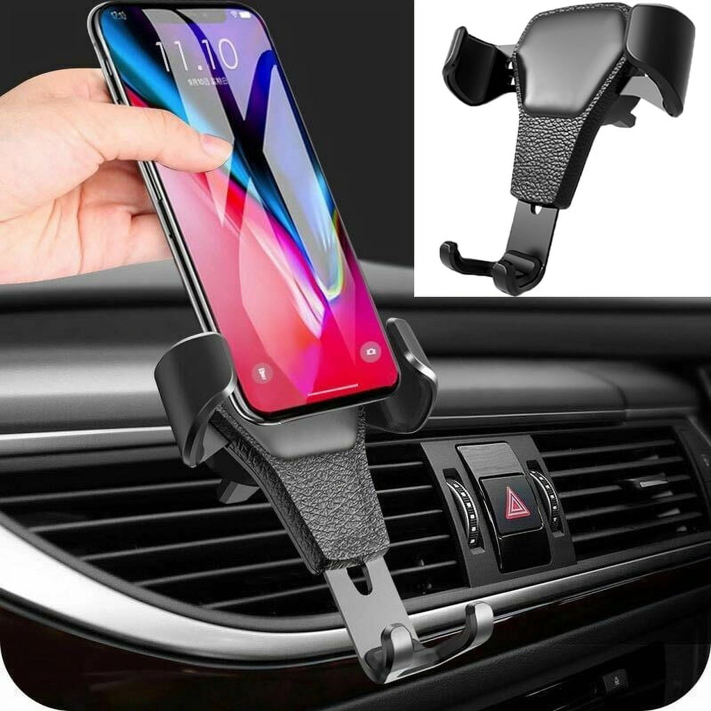 2 Pack Universal Auto-Clamping Gravity Air Vent Car Mount Holder Cradle for Cell Phone Smartphone