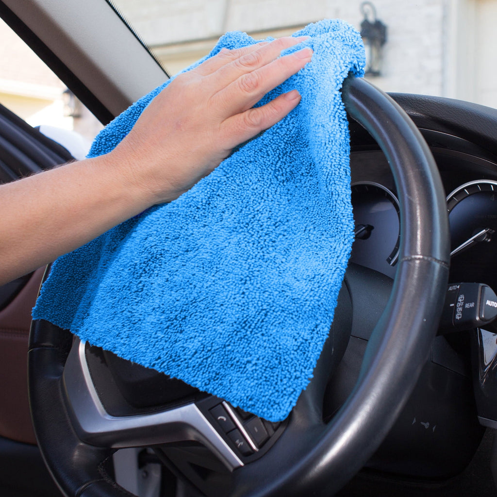 Auto Drive Microfiber Multi-Purpose Microfiber Towel, Cleaning Towel 2 Pack, Assorted Colors