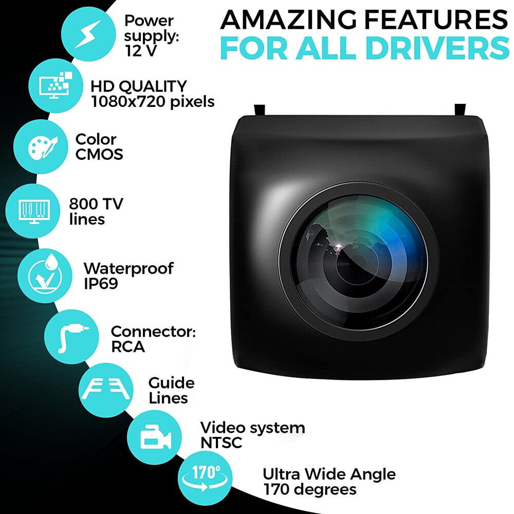 7" TFT LCD Monitor, Wireless Rear View Cams 2.4G Extra Long Range Signal Waterproof Backup Camera with Night Vision Reverse Camera, Vehicle Backup Cameras Kit for Car Truck