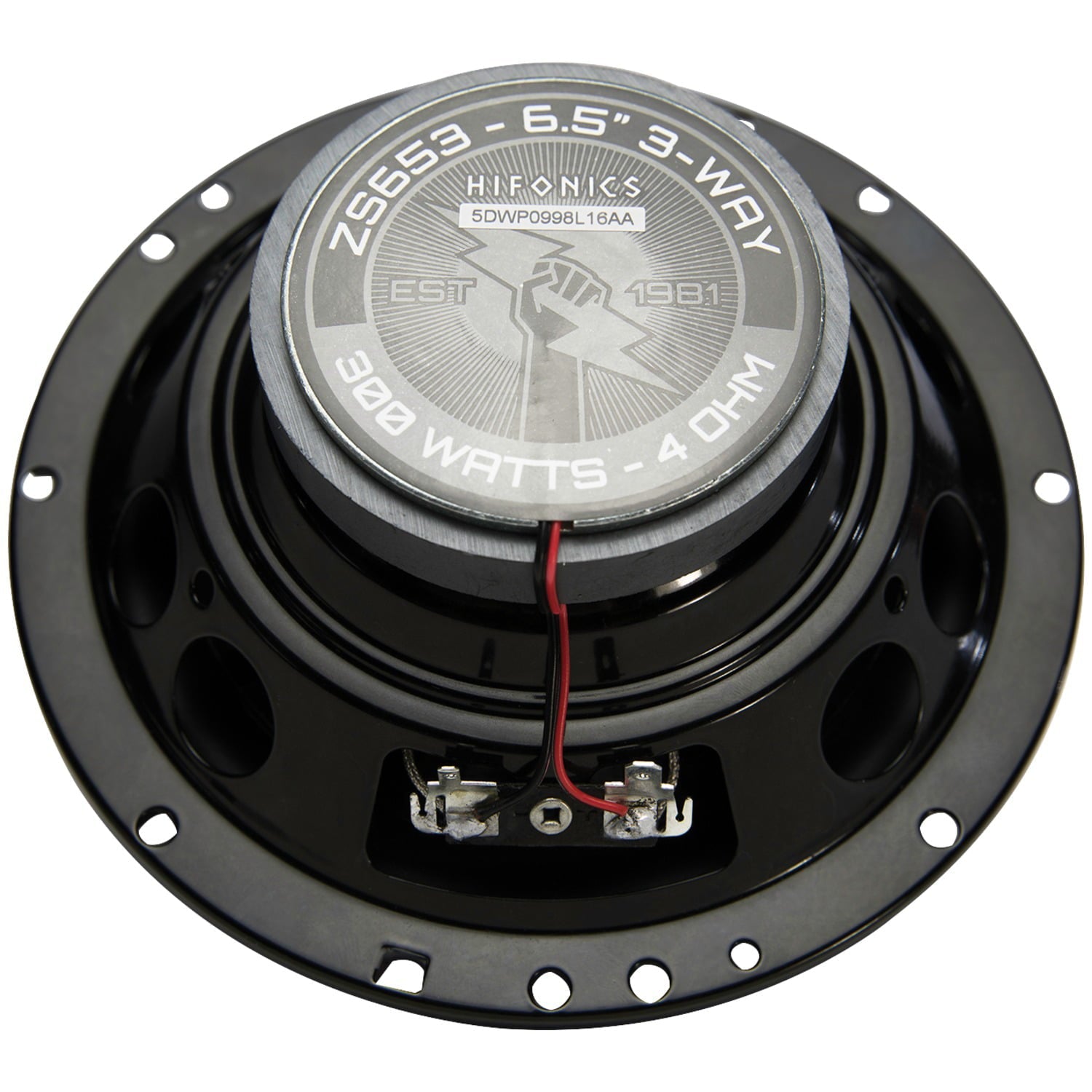 Hifonics® Zs653 Zeus Series Coaxial 4ohm Speakers (6.5", 3 Way, 300 Watts Max)