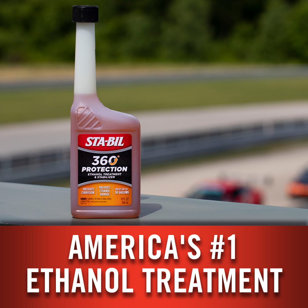 STA-BIL 360 Protection Ethanol Treatment And Fuel Stabilizer - Prevents Corrosion - Prevents Ethanol Damage - Cleans Entire Fuel System - Treats 50 Gallons, 10 fl. oz. (22264)