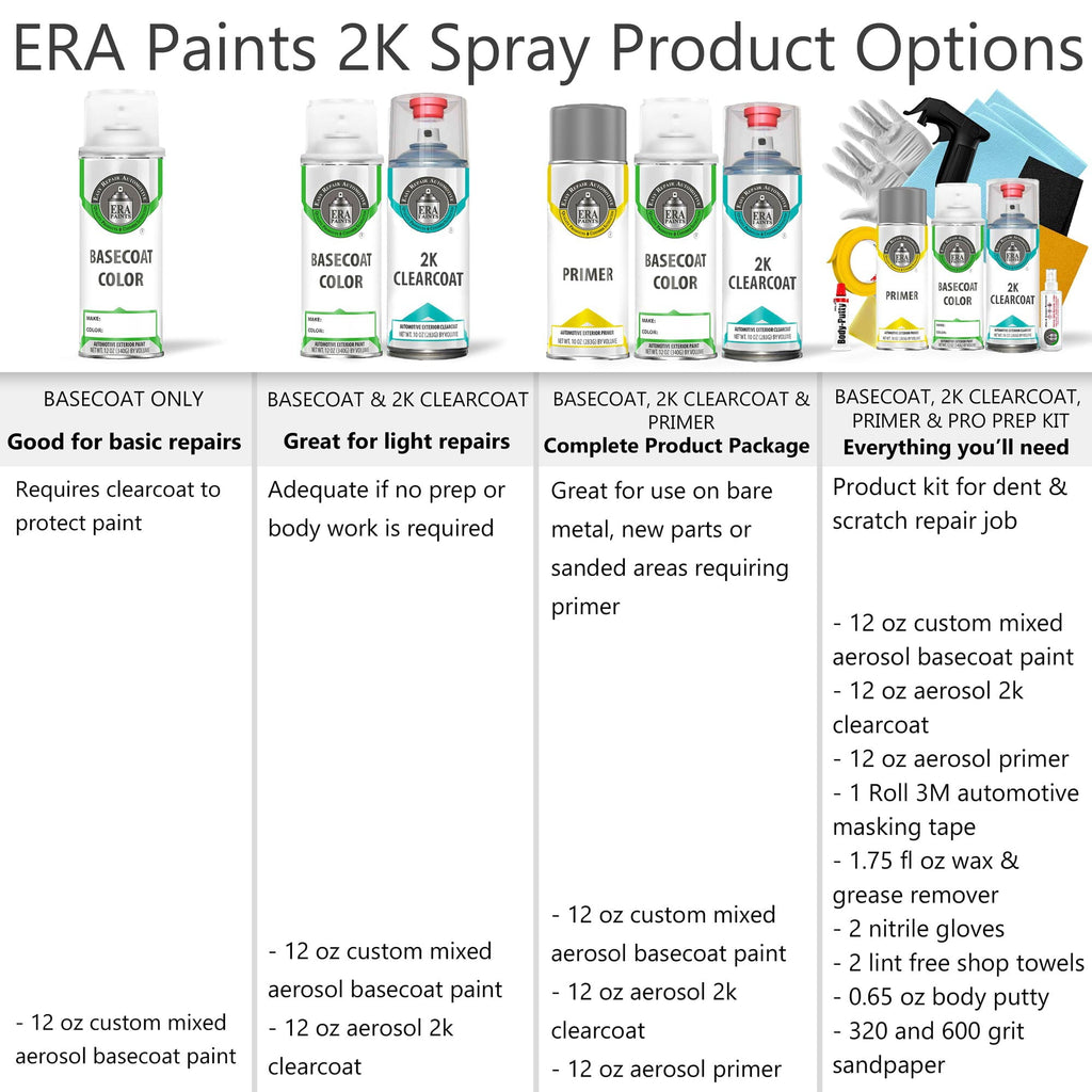 For ACURA (753/N105 - Light Silver Metallic) Exact Match Aerosol Spray Touch Up Paint - Pick Your Color
