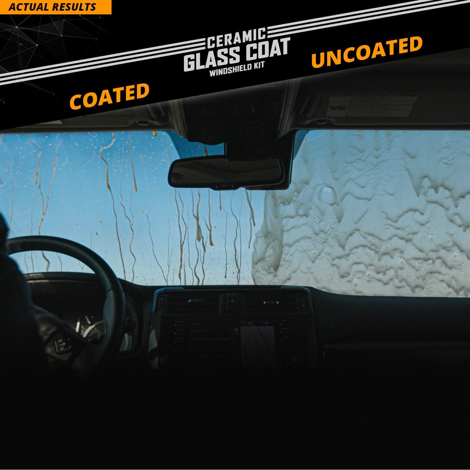 CERAKOTE® Rapid Ceramic Glass Coat Windshield Kit (8oz Bottle)