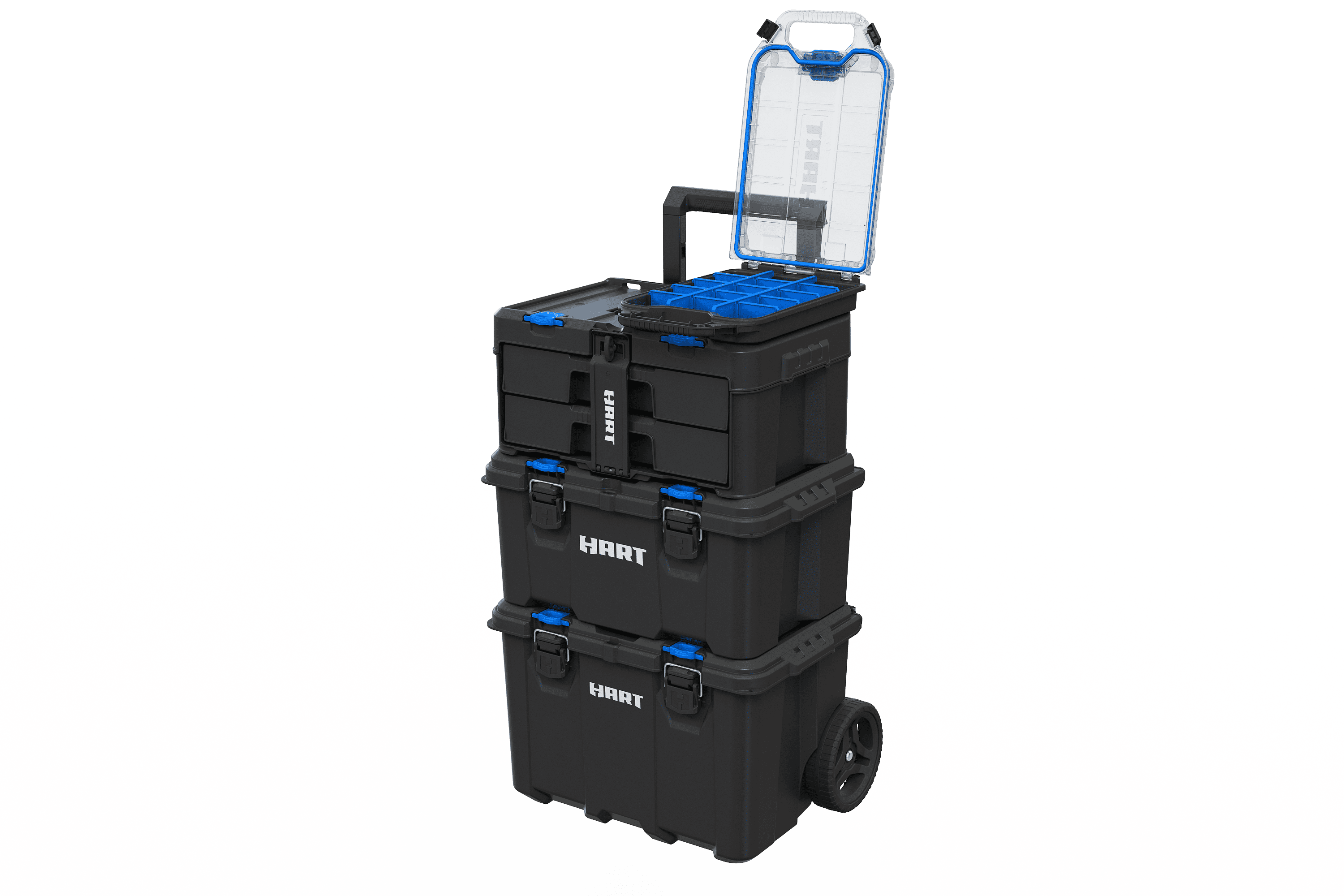 Hart Stack System Two Drawer Tool Box, Fits Hart's Modular Storage System