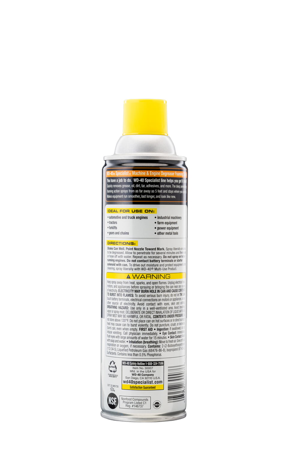 WD-40Â&nbsp;SPECIALISTÂ&nbsp;MACHINE & ENGINE DEGREASER FOAMING SPRAY