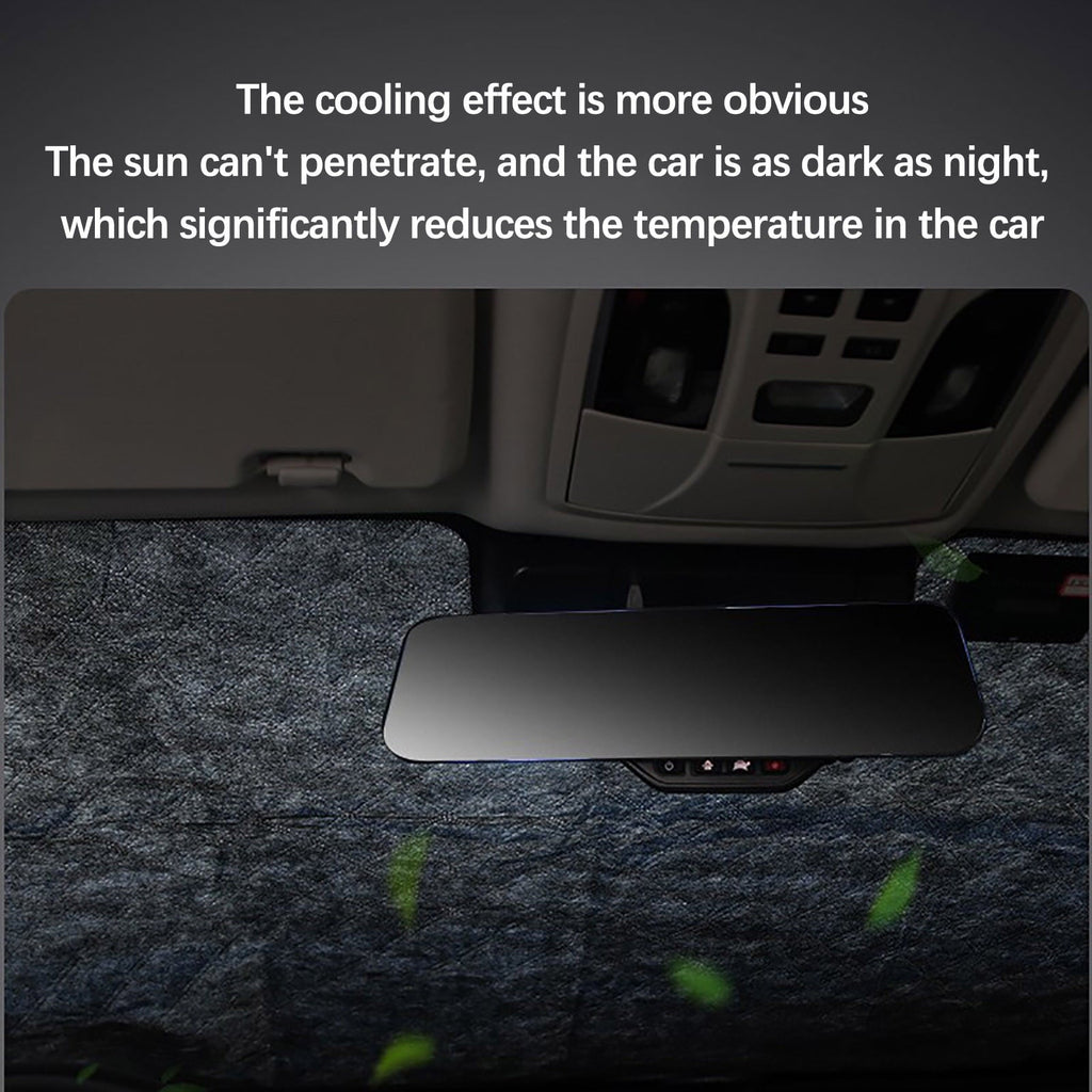 TUTUnaumb New Hot Sale Vehicle Mounted Winter Snow Proof Car Cover Snow Proof Car Clothes Windshield Cover Snow Proof Coverfor Home Household-White