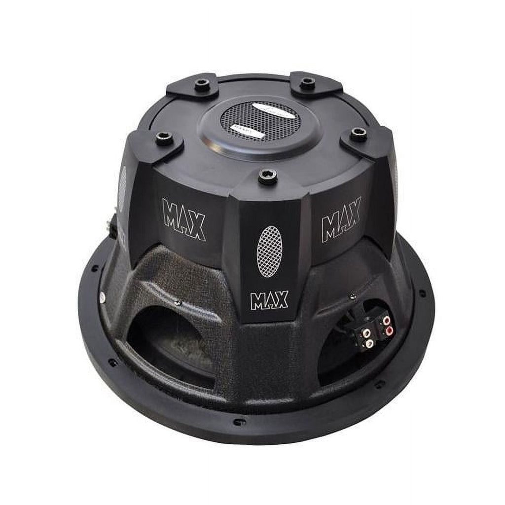 Lanzar MAXP124D 12" 1600W Car Subwoofer Sub and Single Vented Sub Box Enclosure