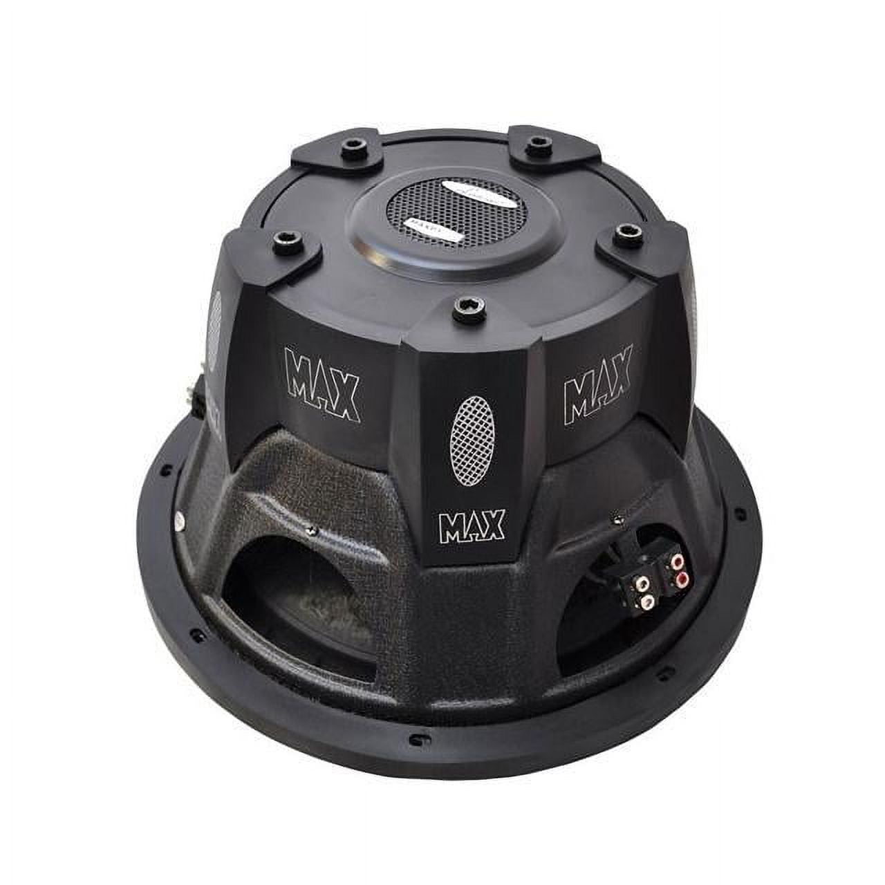 Lanzar MAXP124D 12" 1600W Car Subwoofer Sub and Single Vented Sub Box Enclosure