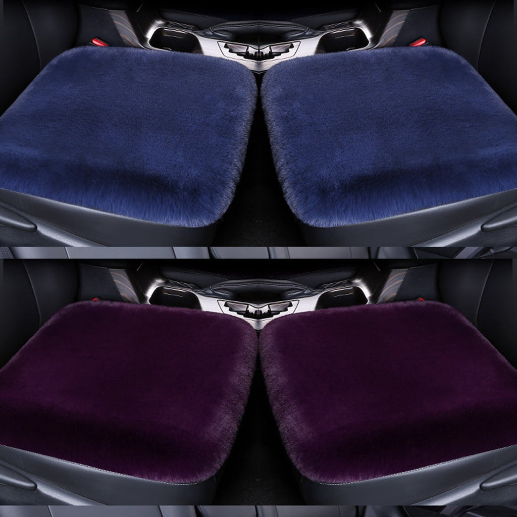 Twowood Winter Universal Warm Plush Soft Car Seat Cushion Non-slip Pad Cover Protector