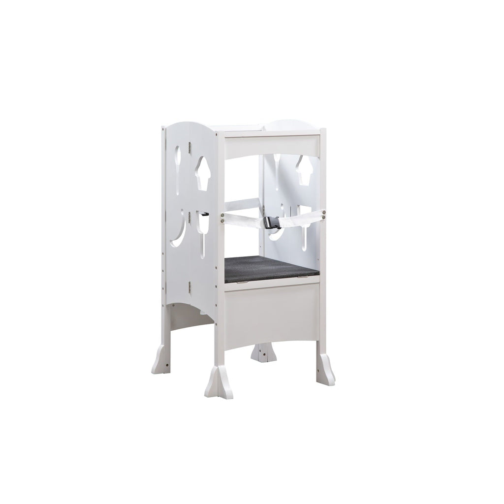Naomi Home Kids I'm a Big Helper, Counter Stool for Kids, White