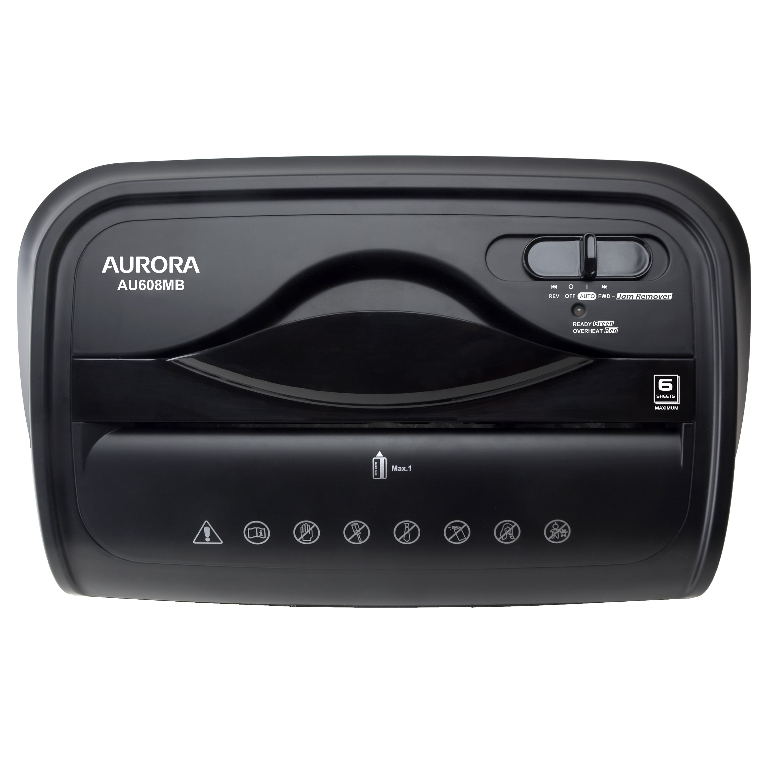 Aurora GB AU608MB High-Security 6-Sheet Micro-Cut Paper and Credit Card Shredder