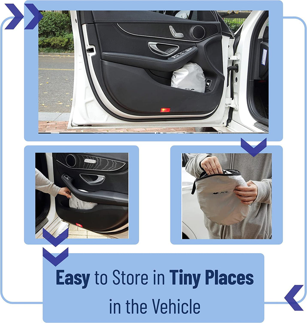 Mr. Pen- Windshield Sun Shade, 60” X 27.5”, UV Rays and Sun Heat Protection, Car Sun Shade Windshield, Sunshade for Car Windshield