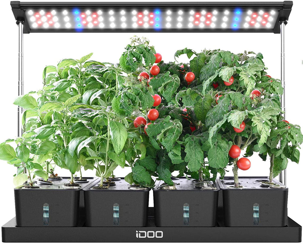 iDOO 20 Pods Hydroponics Growing System, Indoor Herb Garden Planter, Germination Starter Kit