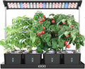 iDOO 20 Pods Hydroponics Growing System, Indoor Herb Garden Planter, Germination Starter Kit