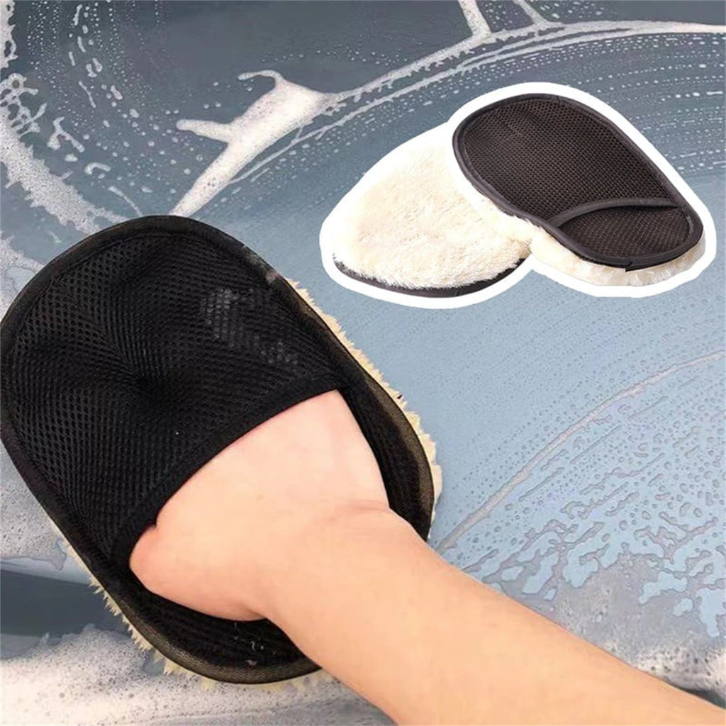 lulshou Special Soft Towel for Car Wash,Wool Car Wash Gloves,Cleaning Gloves Cleaning Supplies
